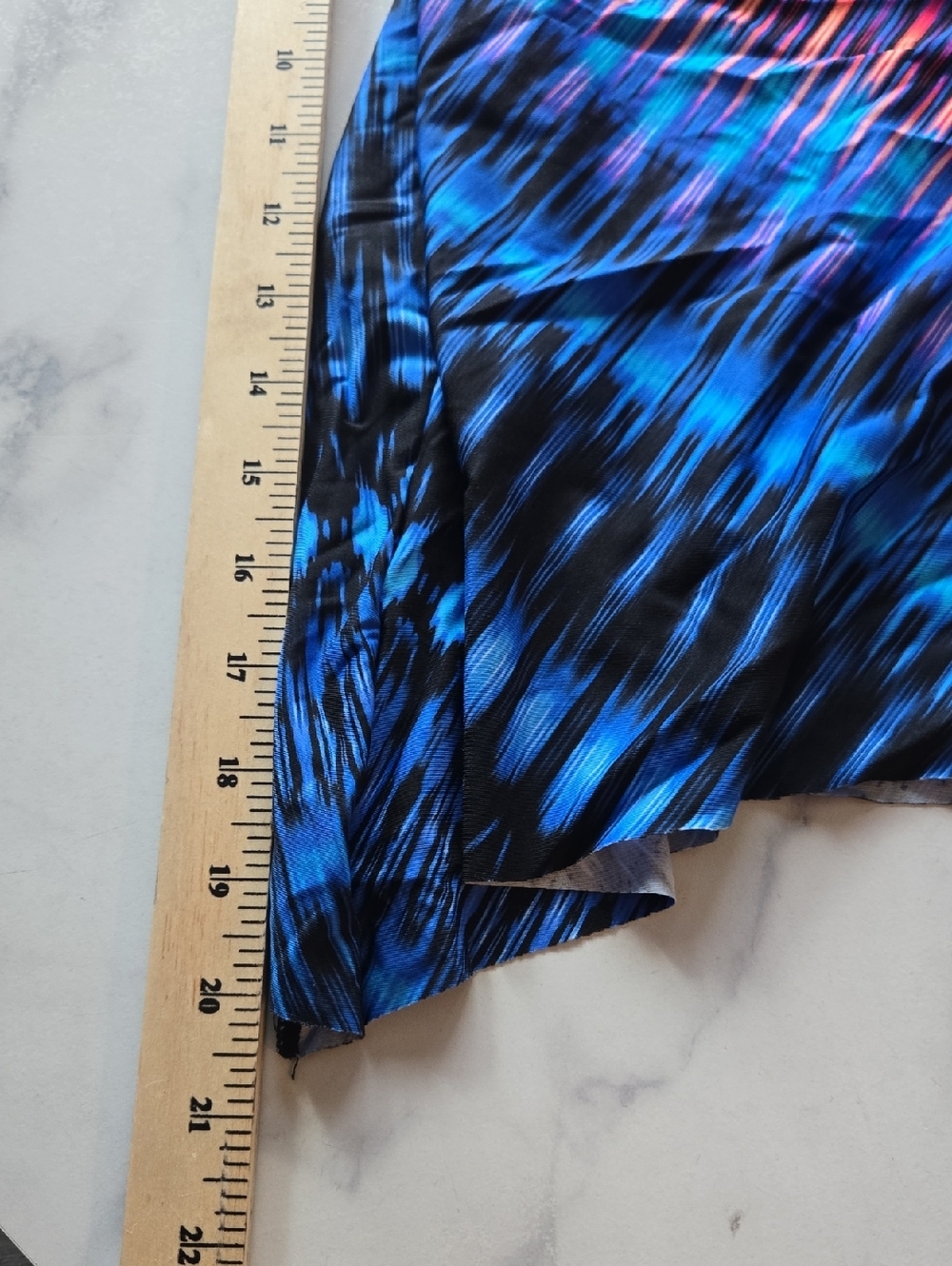 Miraclesuit Swimsuit Tankini Marrakech Underwire Bandini Strapless Blue SZ 8 NWT - Picture 6 of 10